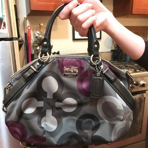 Coach Clover Madison Sophia Sateen Satchel